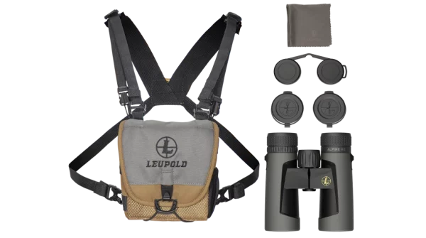 Leupold BX-2 Alpine HD 10x 42mm Compact Binoculars Roof Prism Magnesium Housing Shadow Gray